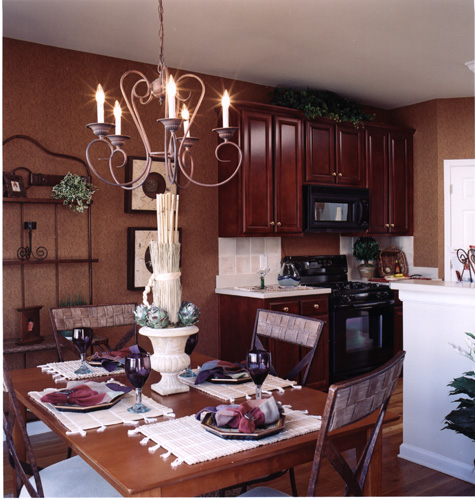Kitchen-View from Breakfast Area image of Augusta House Plan